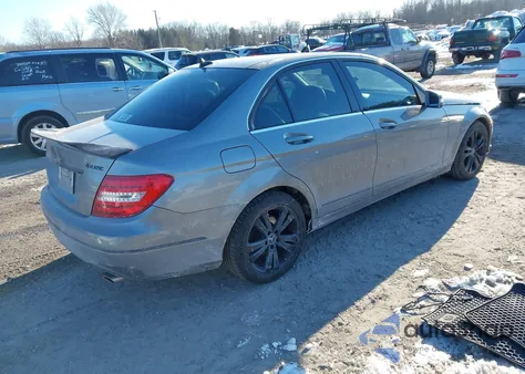 2012 Mercedes-Benz C 300 Luxury 4Matic from USA, damaged, VIN WDDGF8BB3CA669278